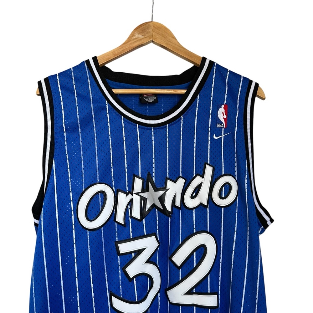 Nike Orlando Magic #32 O’Neal Pin Stripe Jersey - Picture 3 of 7